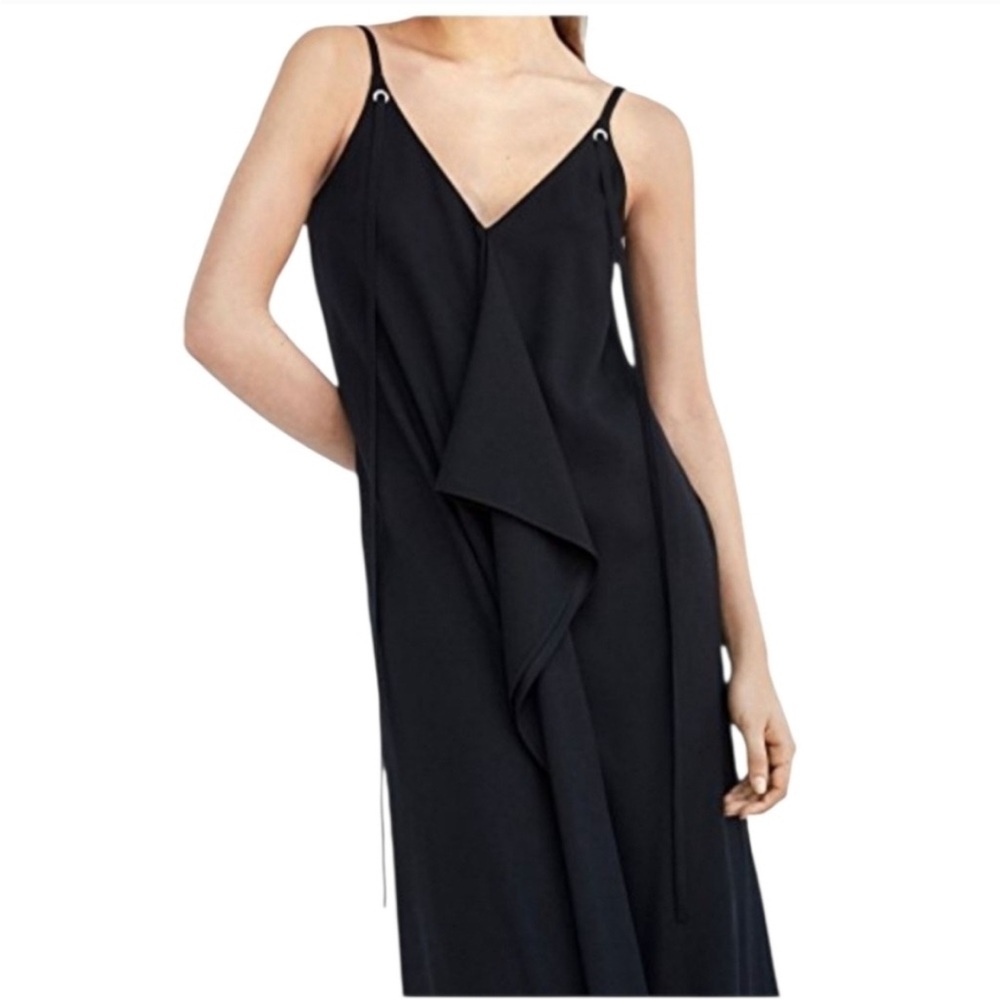 Massimo Dutti Slip Ruffle Dress Size 8